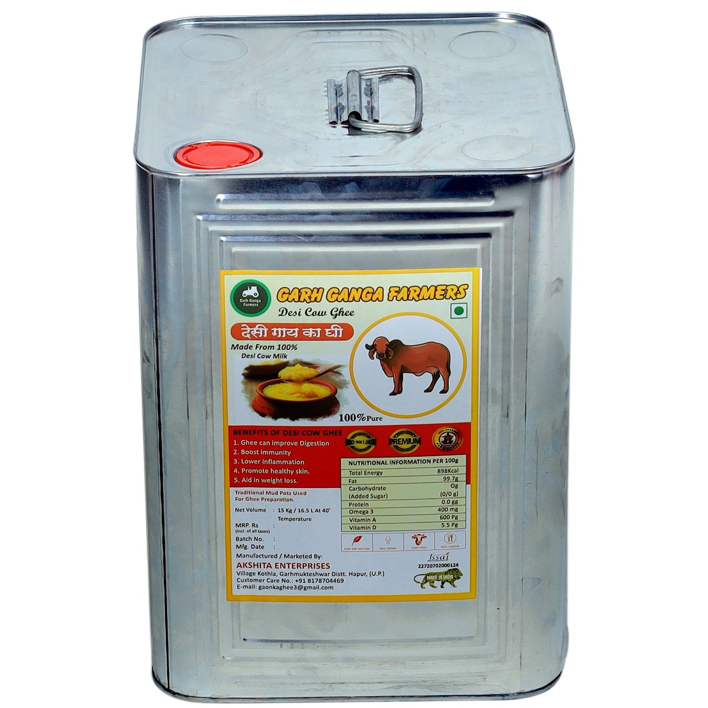 Desi Cow Ghee (15kg)
